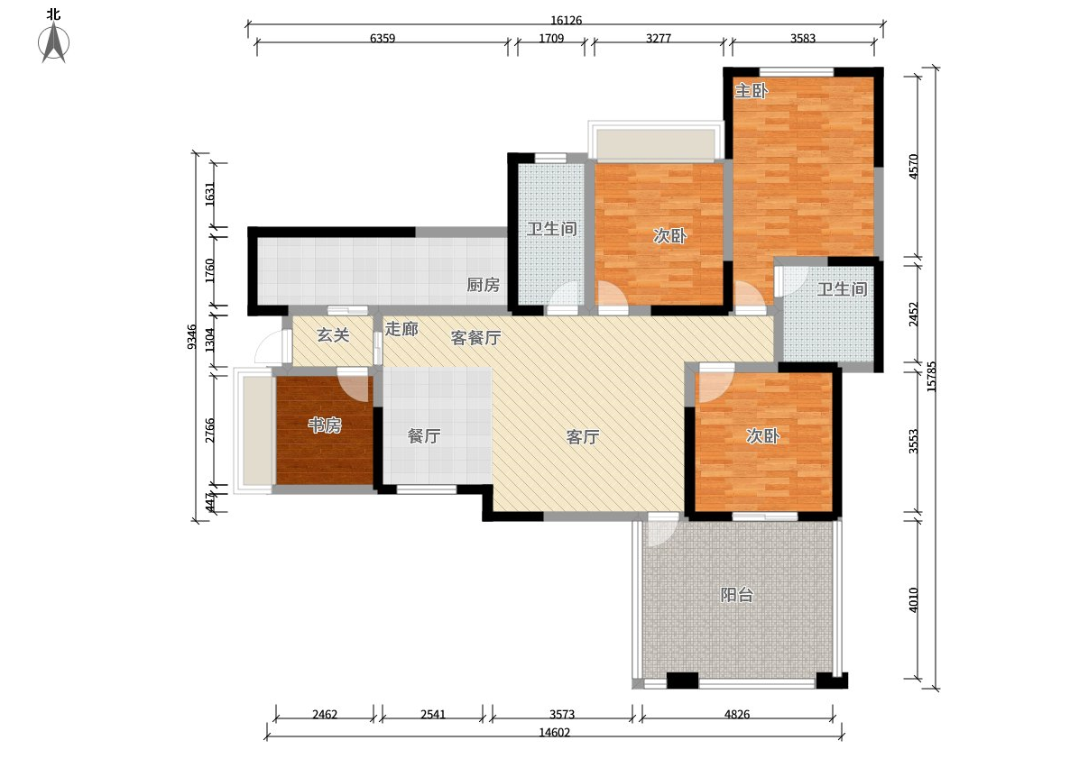 中式风格四居室热门案例，152平米的房子这样装才阔气！-南湖国际社区一期装修