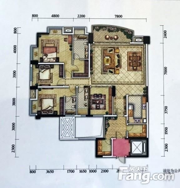 173平米三居室的现代风格案例，只花24万！-洋世达南滨特区装修