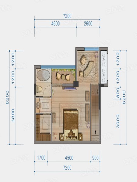 89平米的三居室，采用简约风格装修的效果如何呢？-鲁能领秀城装修
