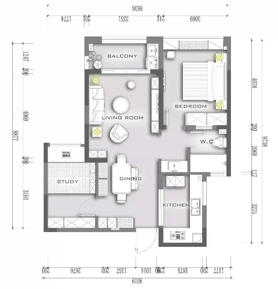 新房35平米一居室混搭风格，装修只用了50000万，谁看谁说划算！-新居时代装修