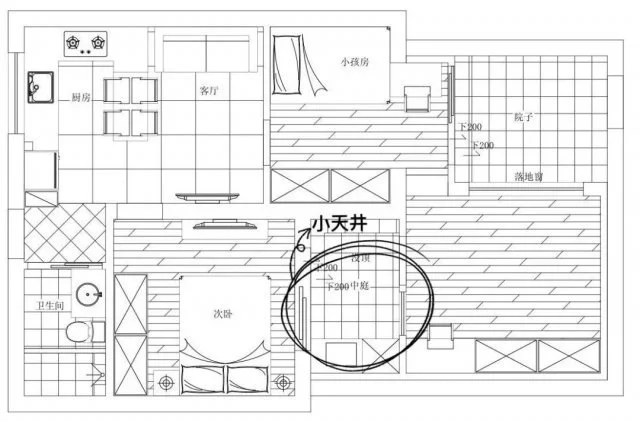 81平米的房子能装修成什么效果？简约风格二居室装修案例！-协信城立方装修