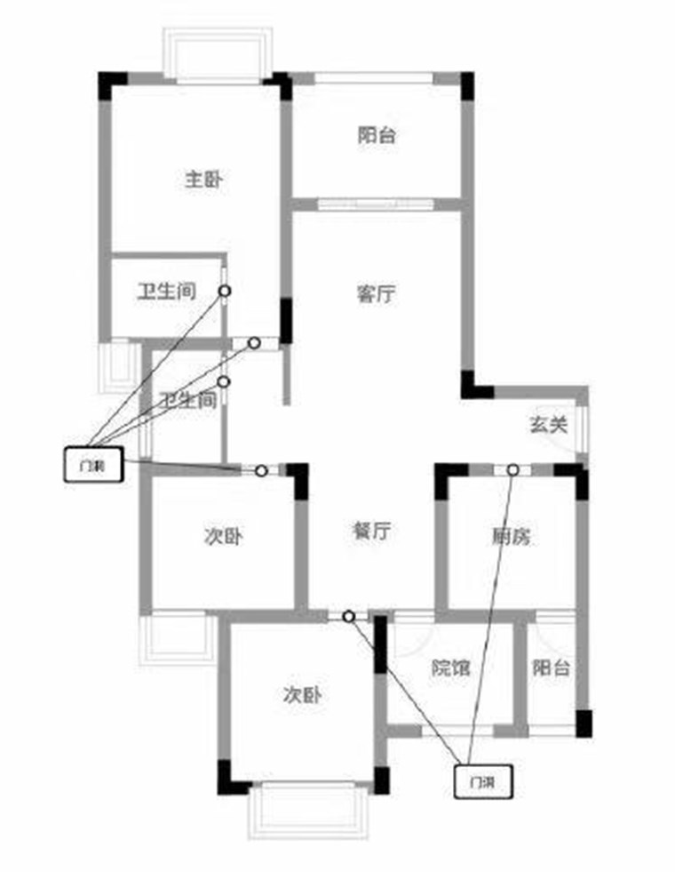 106平米三居室设计说明，14万元装修的简欧风格有什么效果？-融科金色时代装修