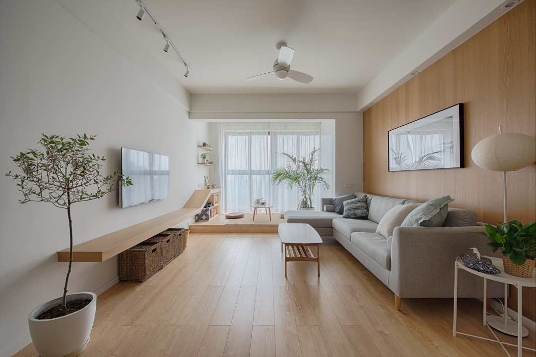 87平米的三居室装修只花了7万，日式风格让人眼前一亮！-旭辉江山青林半装修