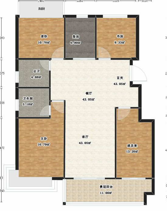 金科庐州樾—124㎡现代美式，优雅舒适的家