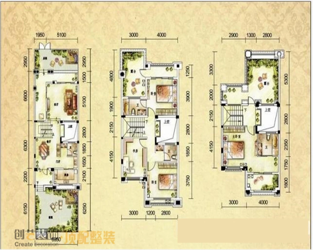 保利公园-553平米欧式风格装修效果图案例