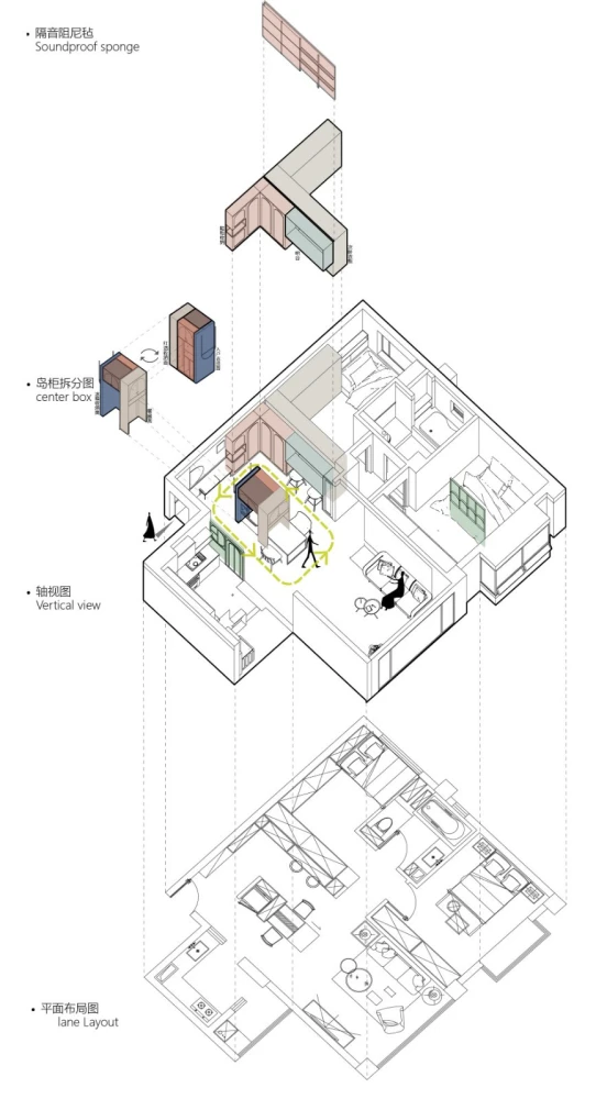 现代风格四居室装修案例，166平米的房子装修多少钱？-公元大观装修