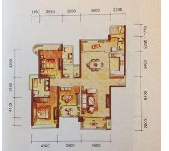 171平米四居室的中式风格案例，只花21万！-南飞鸿十年城装修
