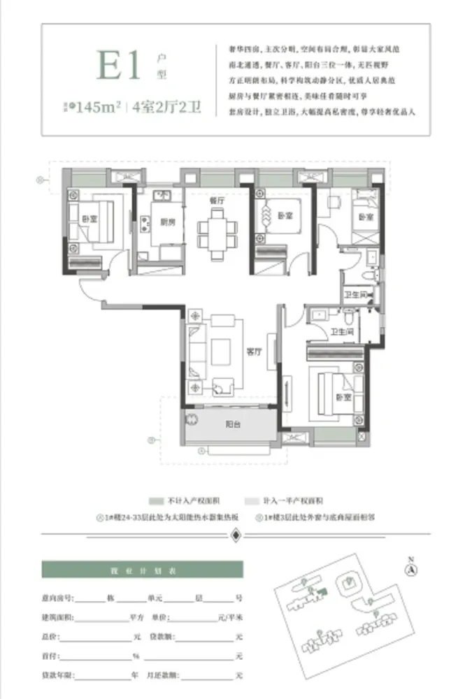 145平米的房子装修多少钱？现代风格四居室设计说明！-花样年花好园装修