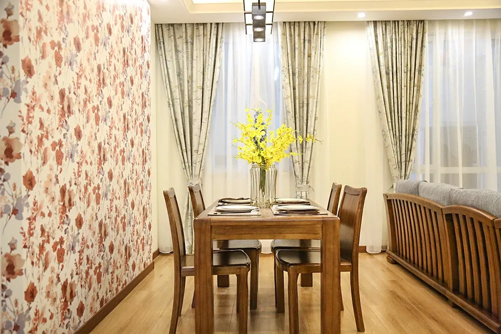 邻居花17万装修的78平米中式风格，比我家10万的都好！-永康城兴利苑装修