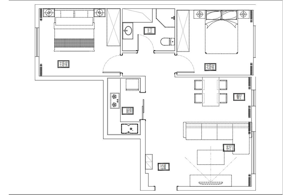 68平米的二居室要怎么装修才出其不意，选择现代风格准没错！