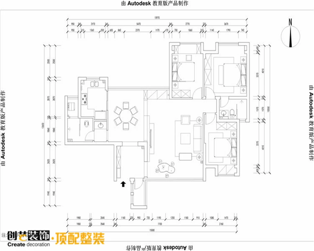 三居室的房子，足足117平米，如果用方式12万元是不是很划算？-一鸣宽城装修