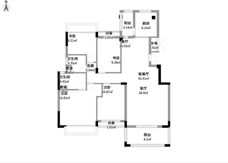 仅仅花了15万元，就把145平米的四居室装修的美轮美奂！-碧桂园生态城装修