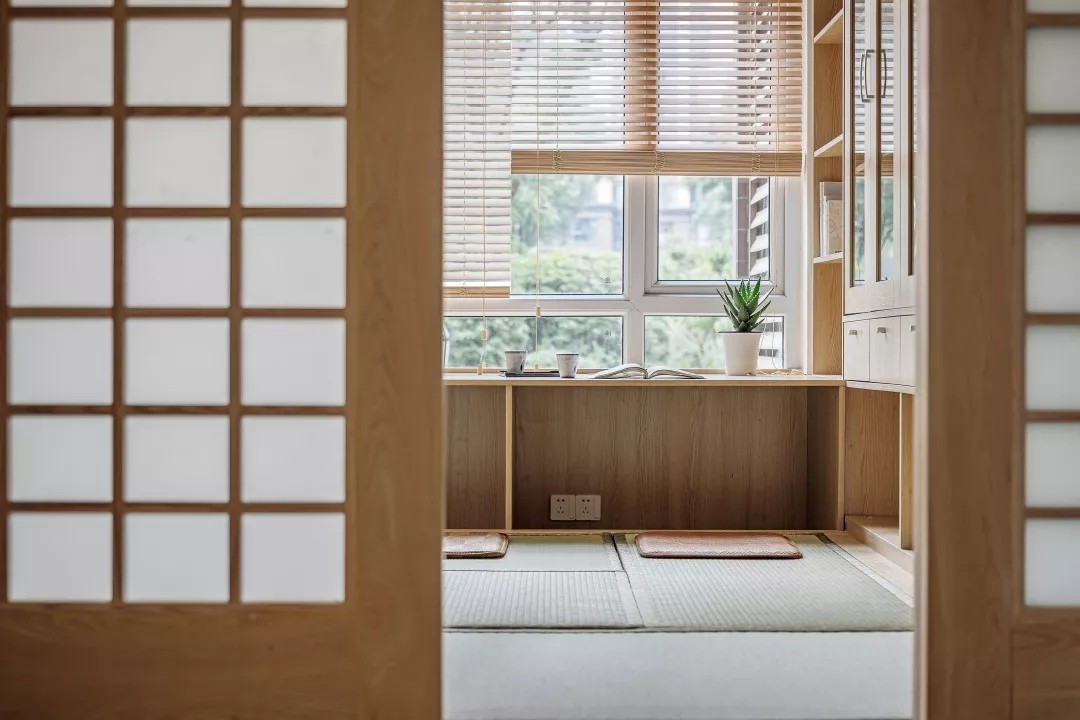 115平米的三居室装修案例欣赏，将日式风融入到现代生活当中。-新城南都装修