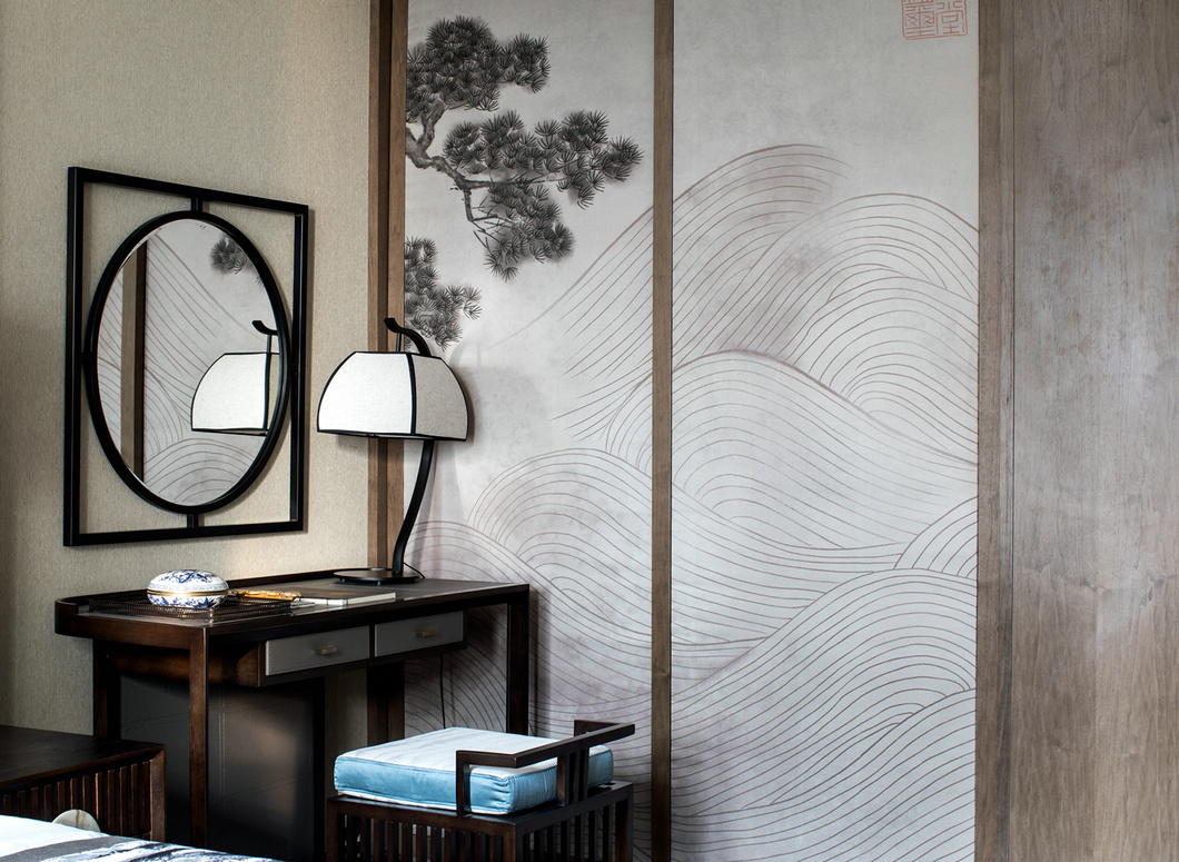 136㎡中式风格，雅致惬意的居室。
