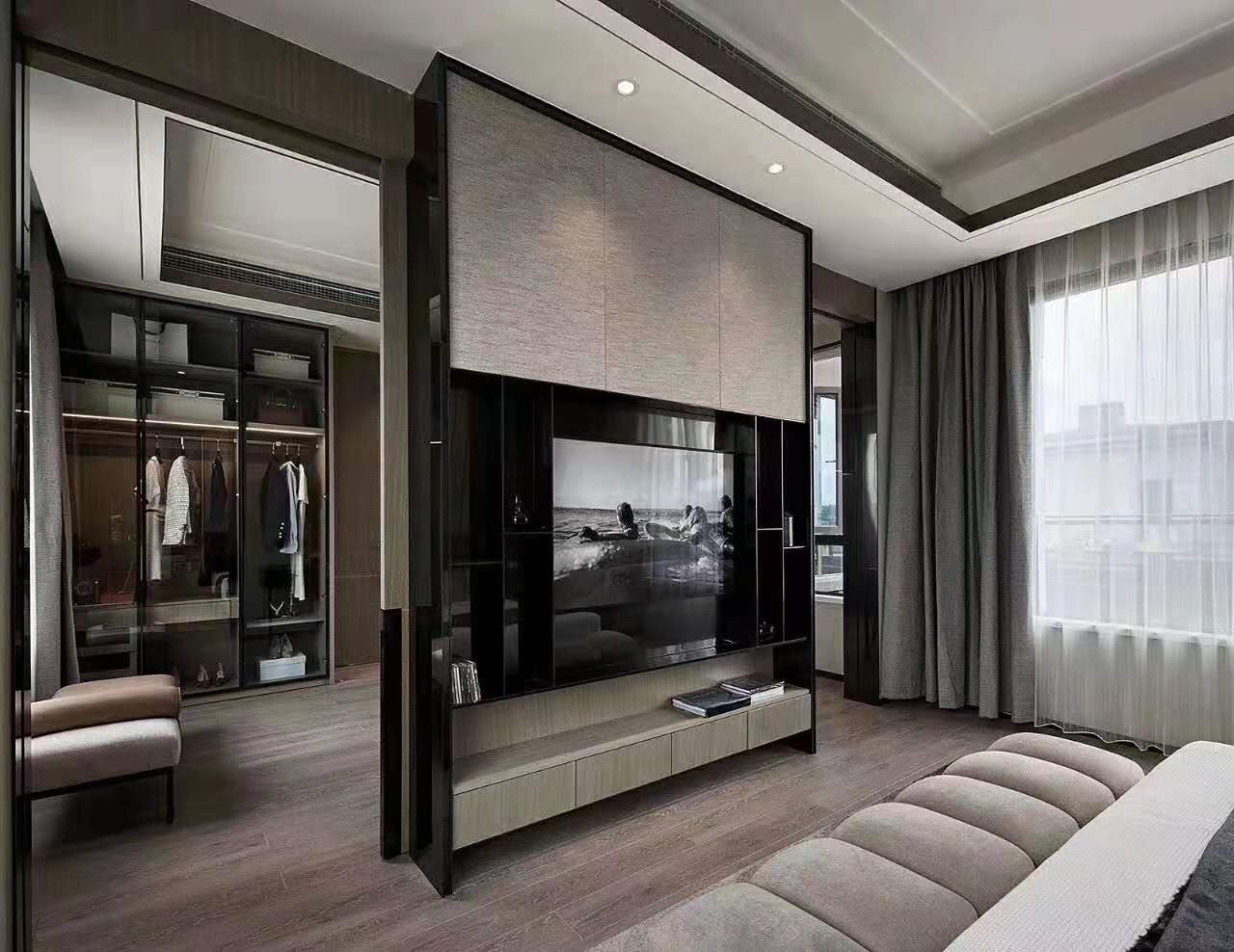 120平米三居室的现代风格案例，只花19万！-招商江山和樾装修
