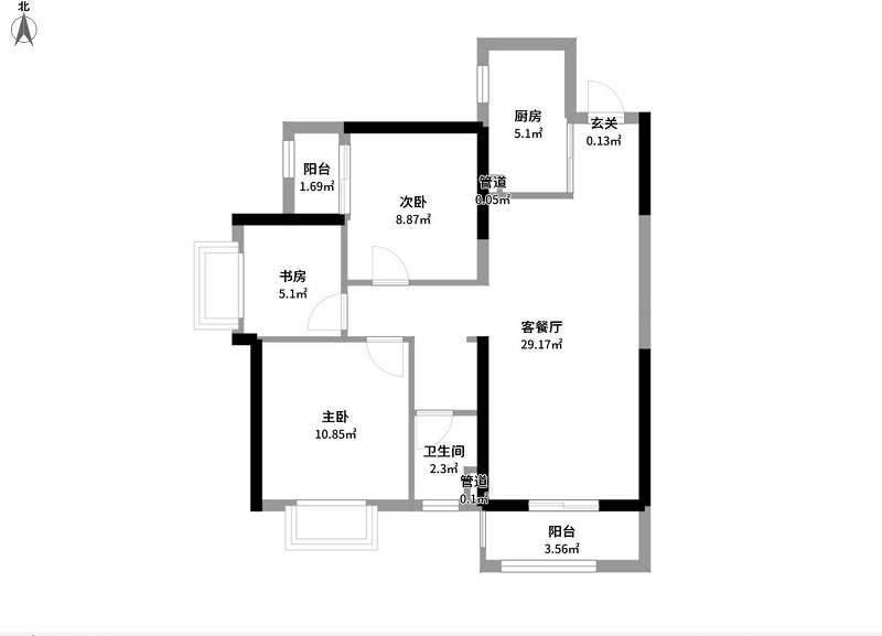 邻居家97平米的三居室，仅仅用了10万元，就完成了装修，如此划算！-清江山水三期装修