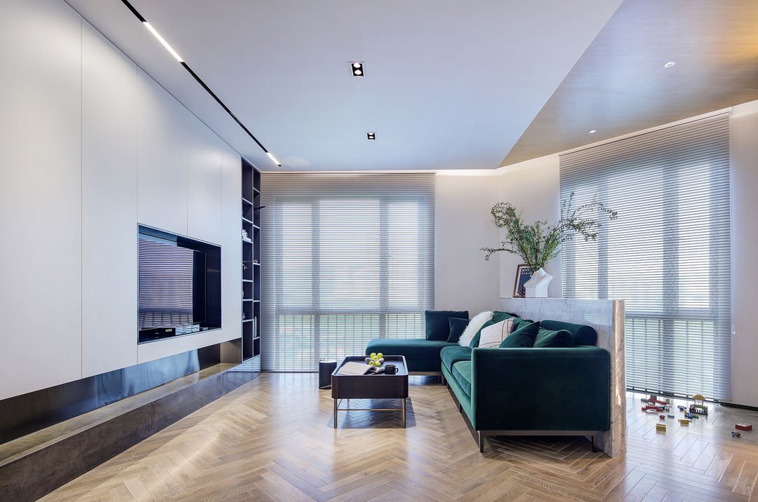 金融街融府实例，119平米的三居室，质感与时尚并存的现代风装修。