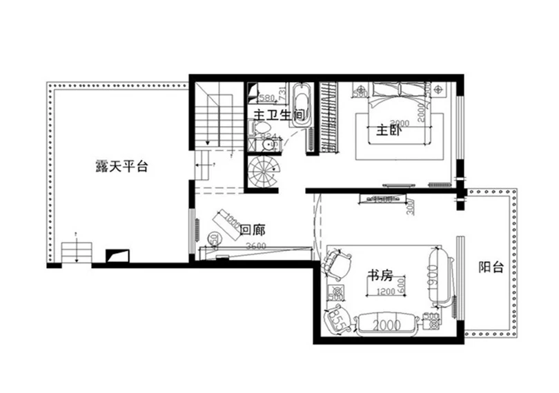 天通中苑150平混搭风格案例