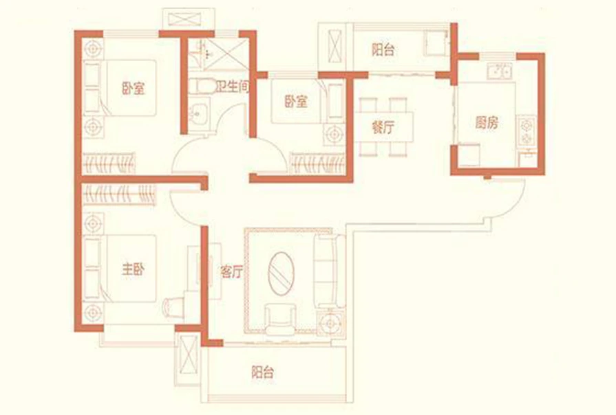 115平米，，中式风格的房子如何装修？-天津恒大御景湾装修
