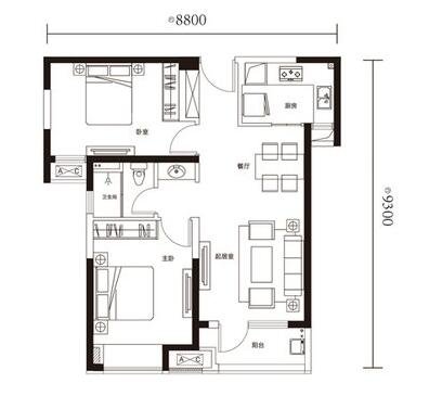 二居室的房子，足足85平米，如果用方式10万元是不是很划算？