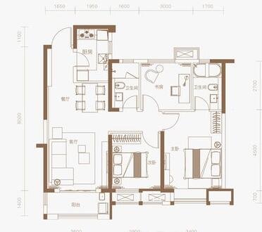 简欧风格三居室装修案例，112平米的房子装修多少钱？