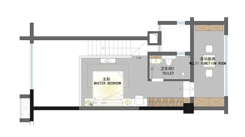 这套78平米的二居室，最后还是选定现代风格，效果竟远超预期。-中粮中央公园祥云装修