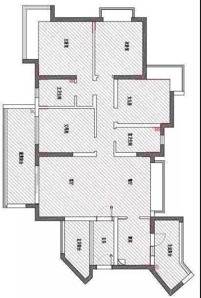 三居室的现代风怎么装修？让保利198紫荆花语这套86平米的装修案例给你点灵感！