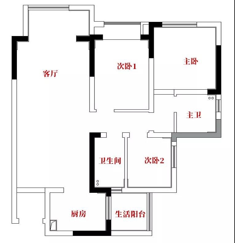 满足5口之家的装修计划