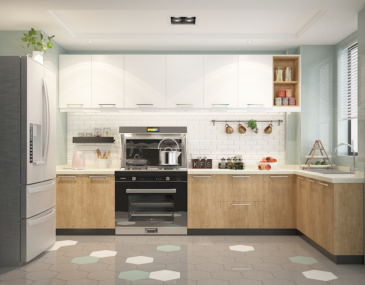 小户型厨房也可以做开放式厨房