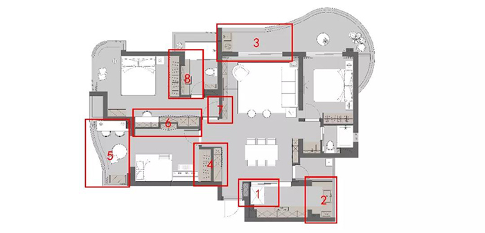 邻居家141平米的三居室，仅仅用了25万元，就完成了装修，如此划算！-虹桥花苑装修