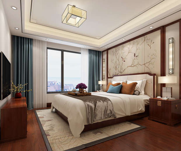 中式风格四居室装修案例，139平米的房子装修多少钱？