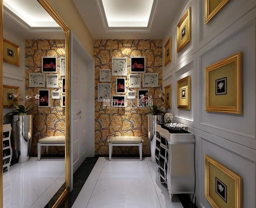中国铁建西派时代三居室168平米装饰设计