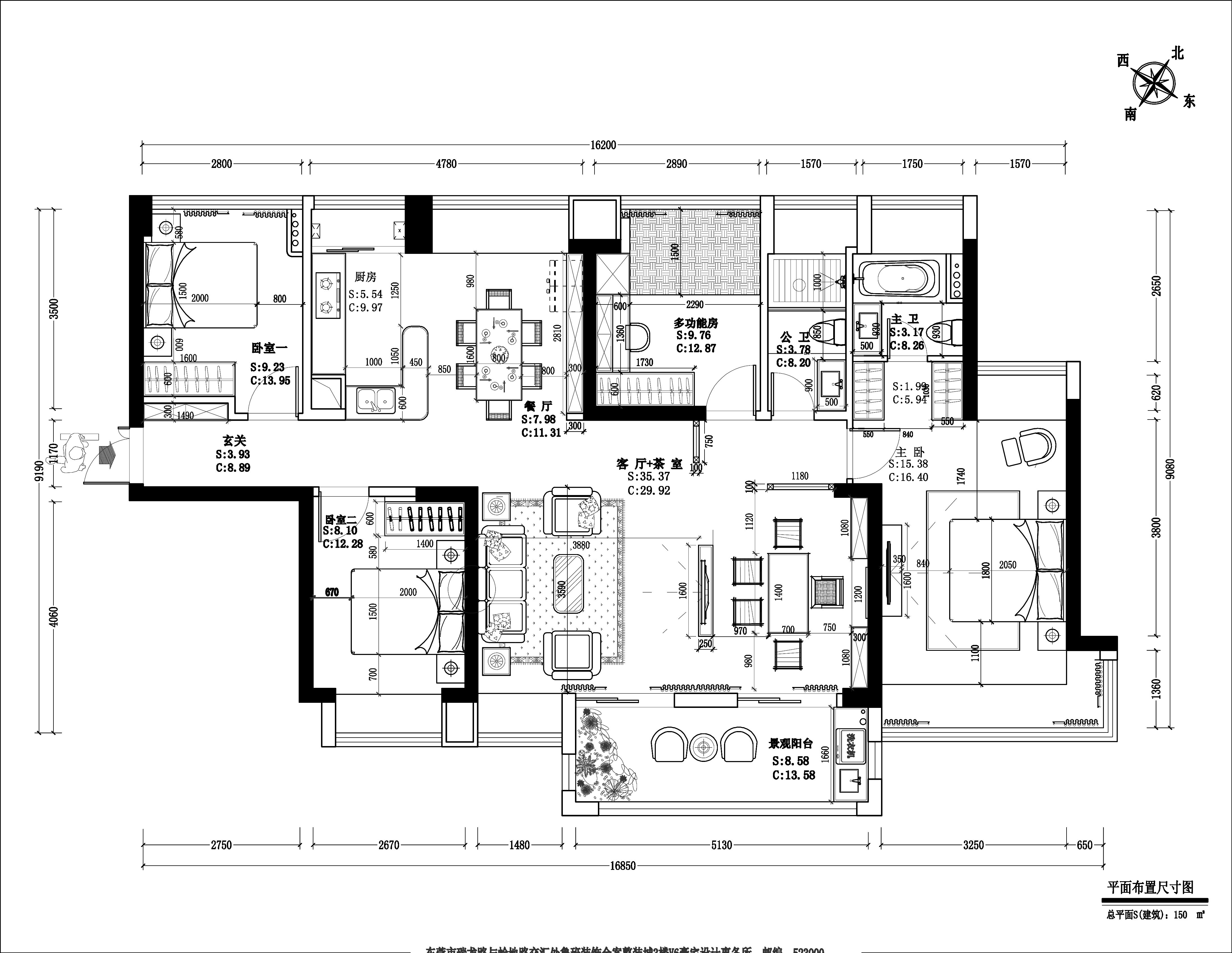现代风格五居室装修案例，150平米的房子装修多少钱？-汇龙湾天樾装修