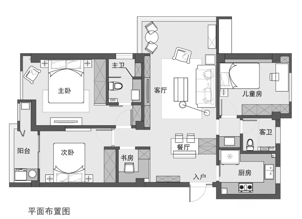 110㎡北欧+日式自然风