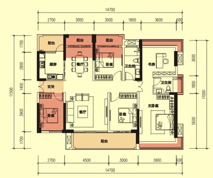 邻居家200平米的五居室，仅仅用了41万元，就完成了装修，如此划算！-万科兰乔圣菲装修