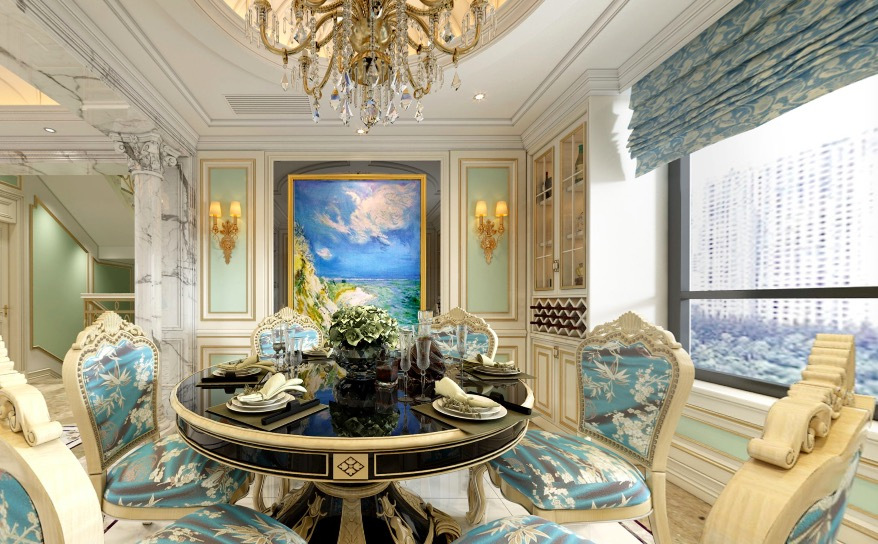 花270万元装修这套330平米的四居室，现代风格，给大家晒晒！-蔚蓝卡地亚装修