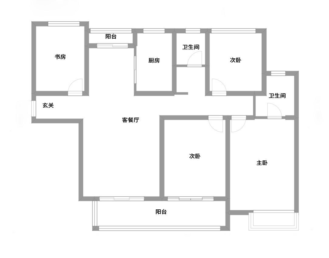 140㎡现代高级灰，简约优雅