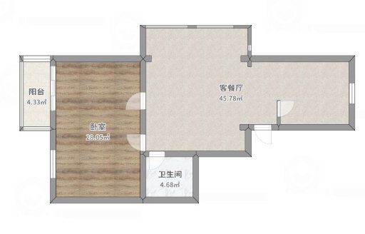 二居室一般多大面积？现代风格装修需要多少钱？-瑞阳街1号装修