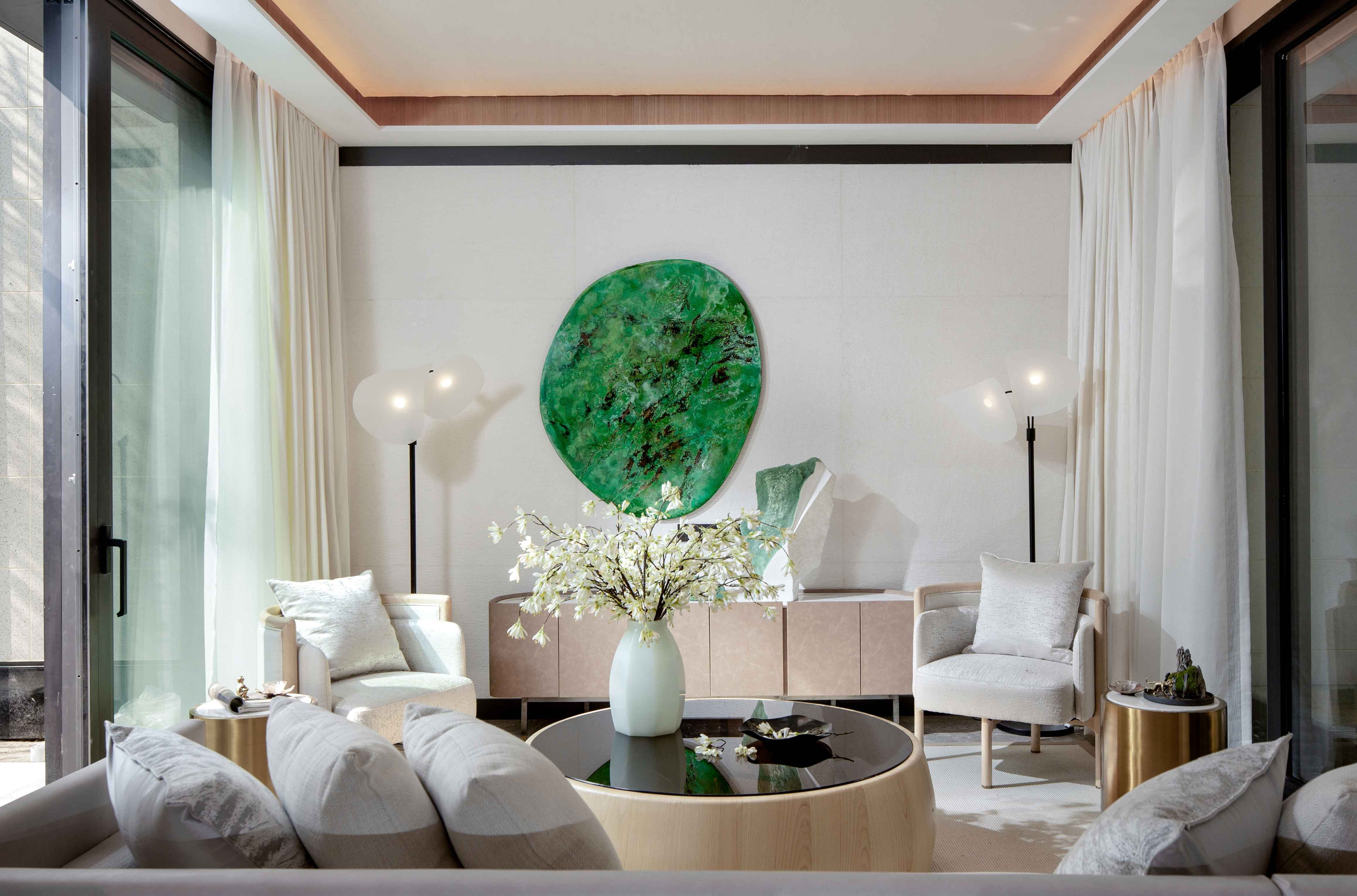 翰林国际三居室丨新中式装修案例欣赏