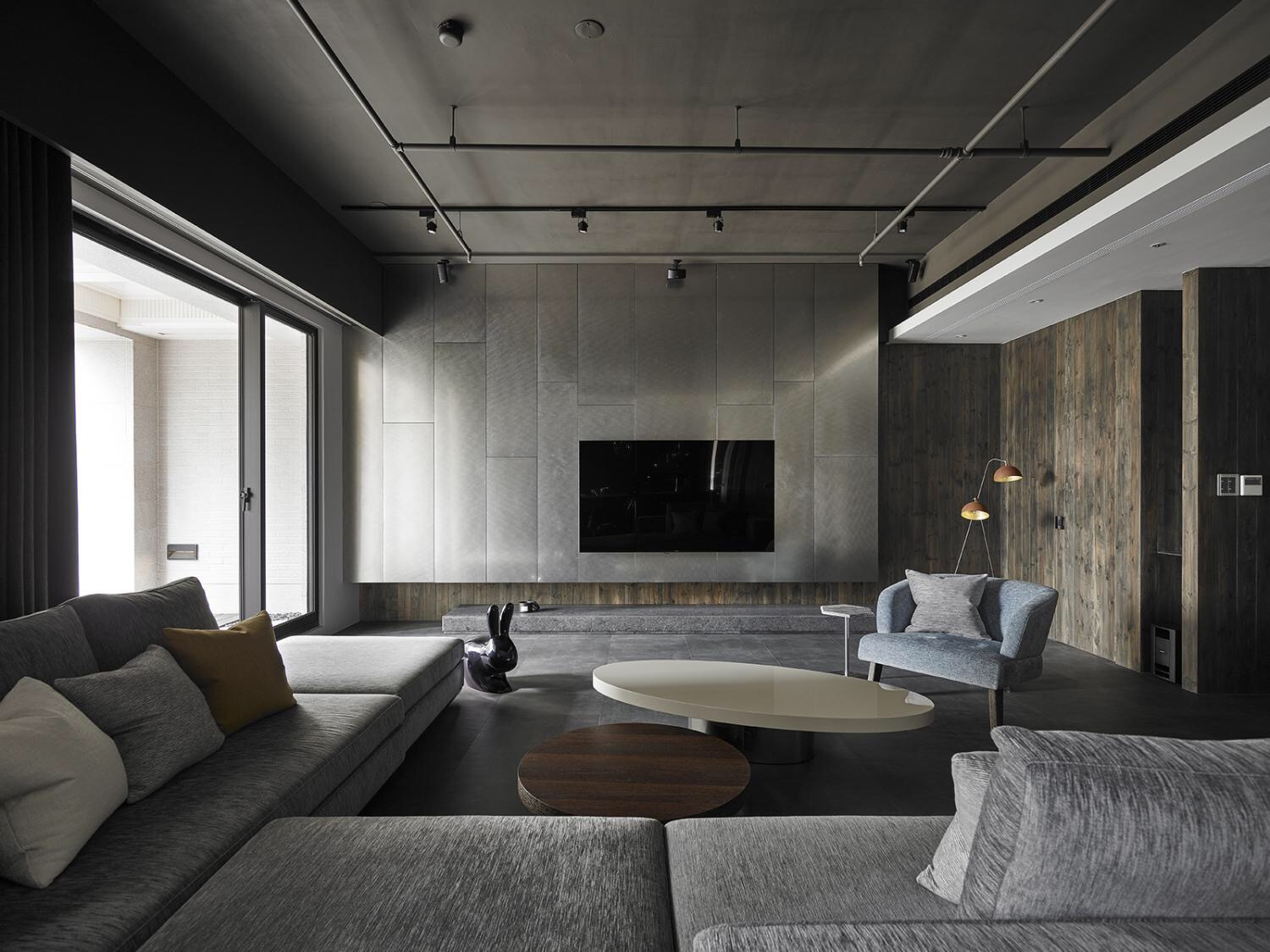 127平东南智汇城，现代风格三居室案例欣赏