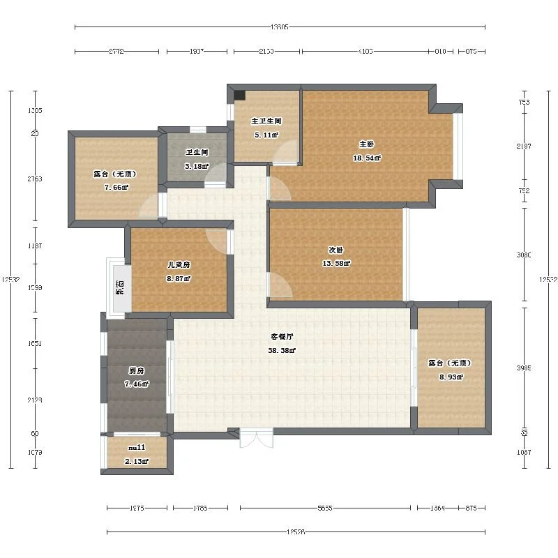 128平米的三居室，采用现代风格装修的效果如何呢？-金科黄金海岸装修