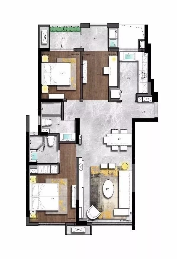 108平米的房子包括哪些功能间？装修成现代风格三居室好不好？