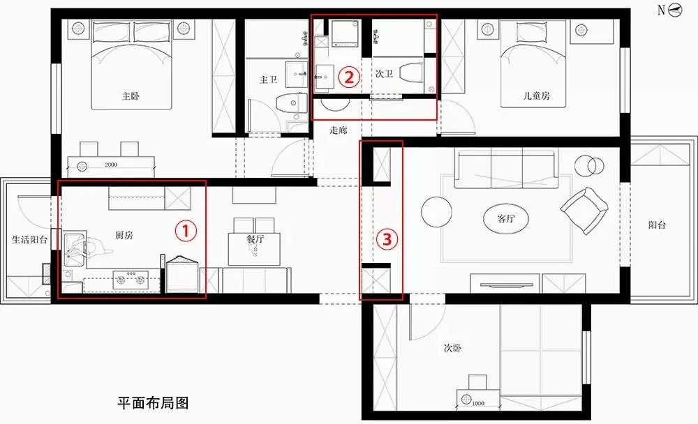 116平米的三居室装修只花了18万，北欧风格让人眼前一亮！-徐汇梧桐公馆装修