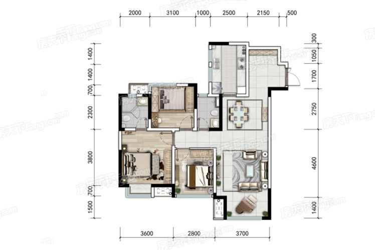 邻居家125平米的三居室，仅仅用了18万元，就完成了装修，如此划算！