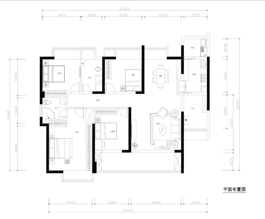 131平米的四居室，运用现代的装修风格效果是怎样的？