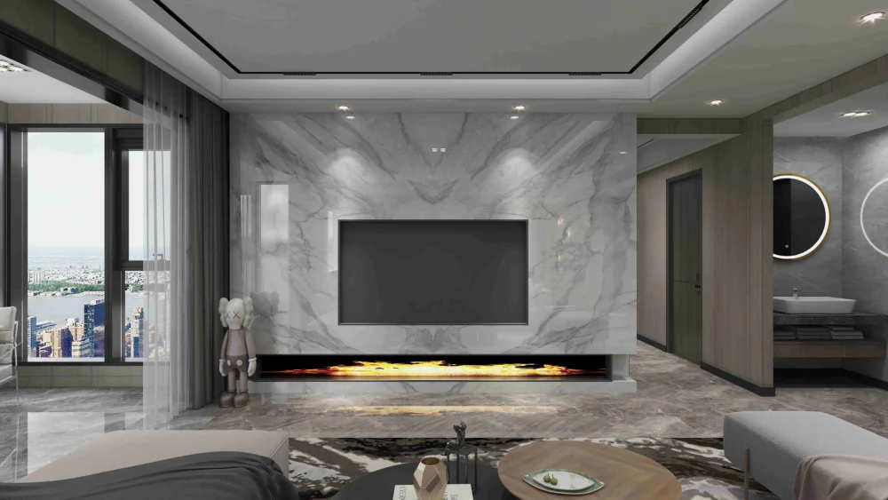 153平米四居室设计说明，22万元装修的现代风格有什么效果？