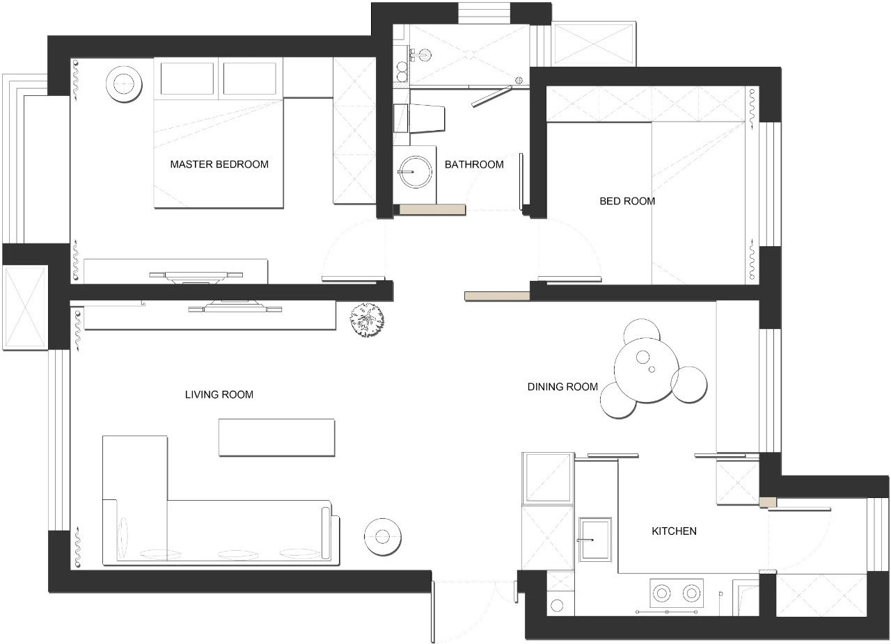 99平米的房子包括哪些功能间？装修成简约风格二居室好不好？