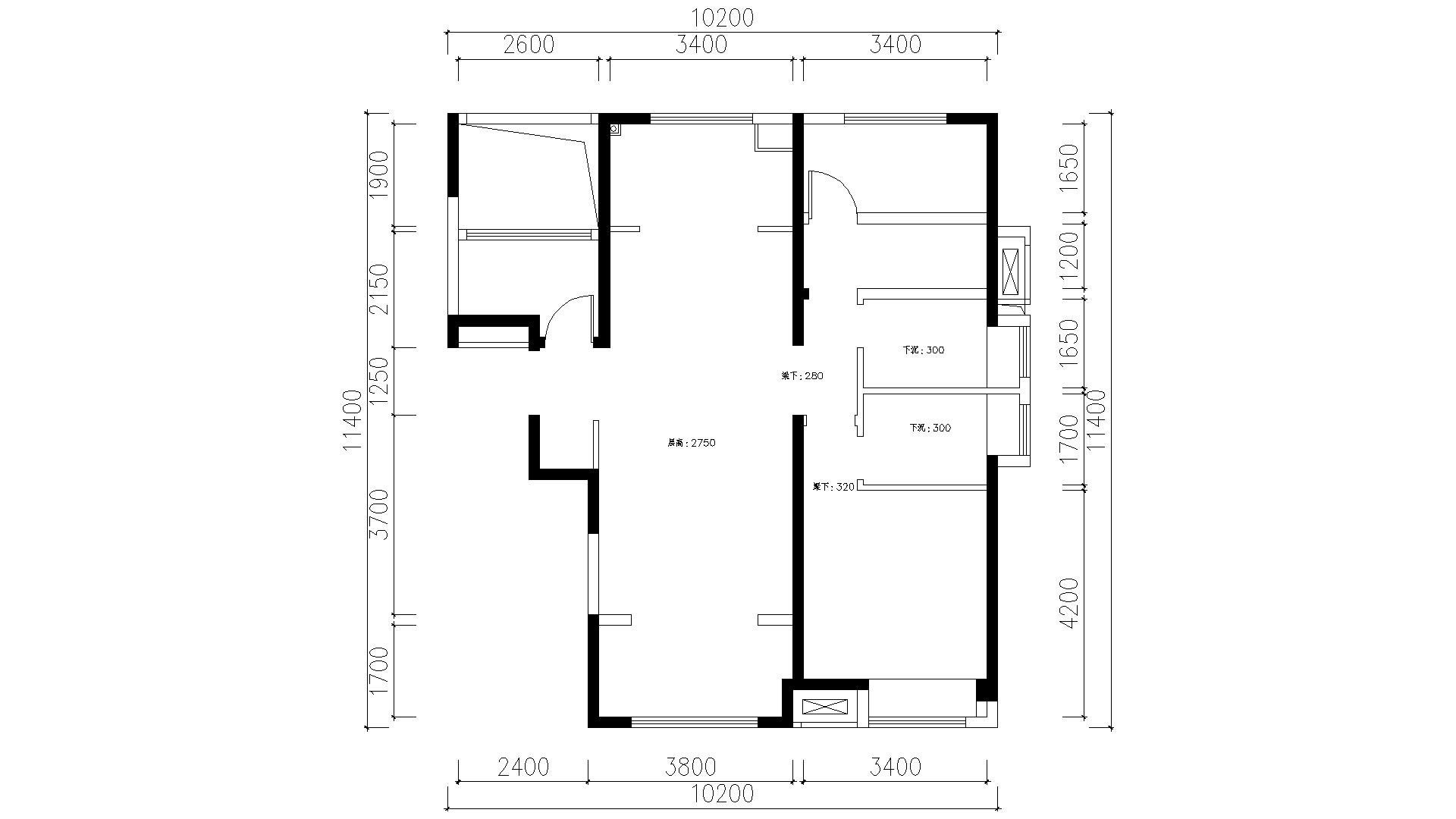 现代风格三居室装修案例，108平米的房子装修多少钱？
