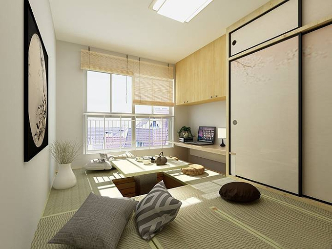 94平米的日式风装修，这套二居室简直就是让人宁静的心灵港湾。