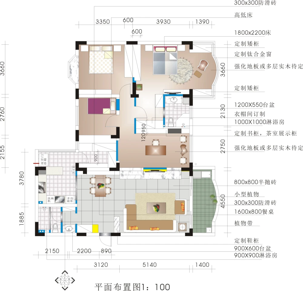 意想不到的神奇效果，135平米的三居室，现代风格只花了11万，太值了！